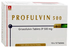 Profulvin 500 Tablet 10